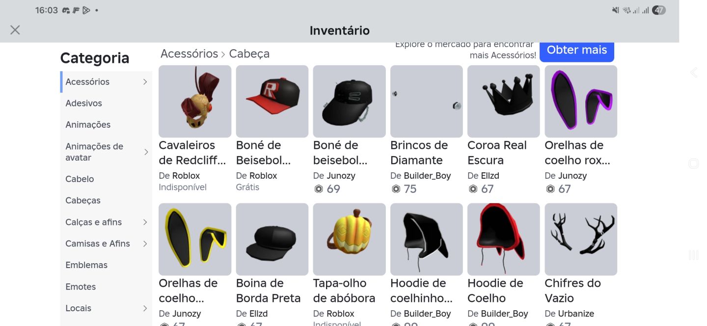 Conta roblox universal Com Jogos mIstos