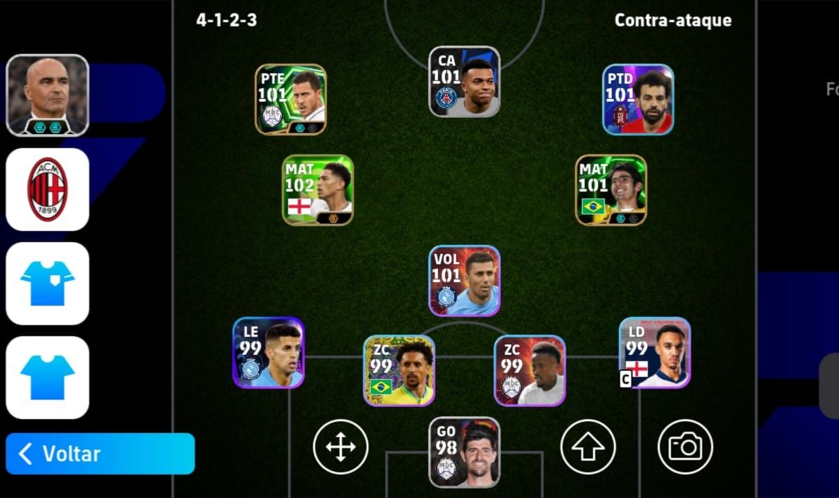 CONTA EFOOTBALL COM DIVERSOS JOGADORES RAROS