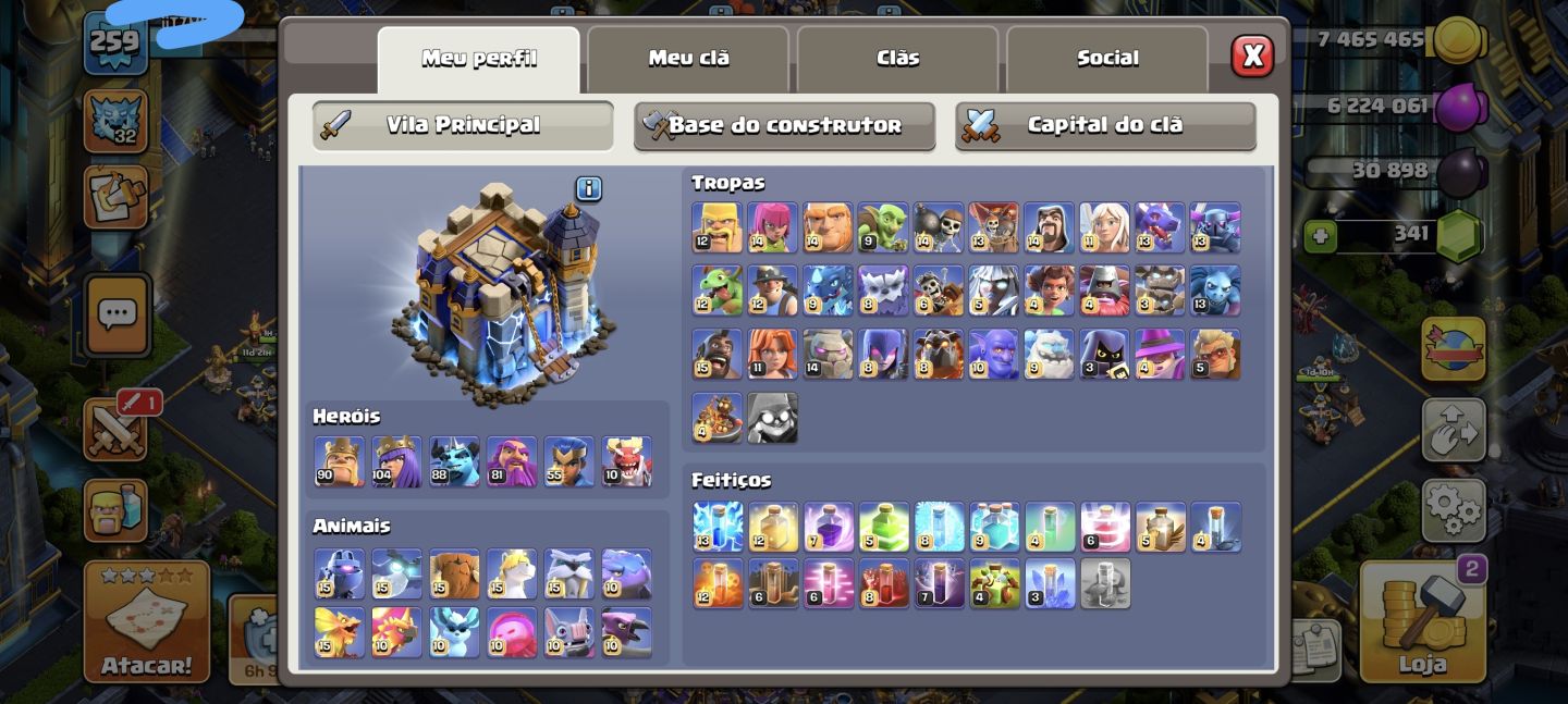 CV 18 Full defesa Full / equipamentos Full (tenho todos equipamentos)