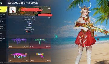 Conta de blood strike com armas eternal e ultras