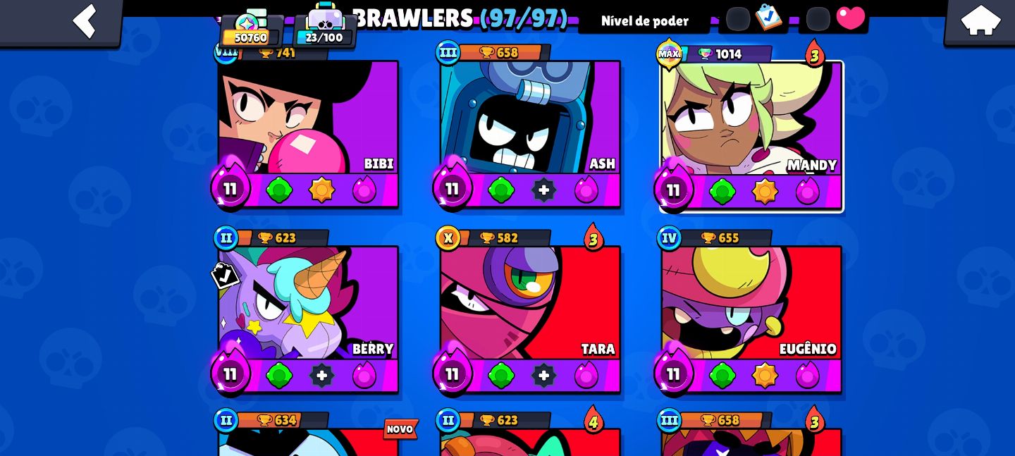 CONTA BRAWL STAR (RARA) 7 ANOS, CLASH ROYALE, CLASH OF CLANS ($-150) 400SKIN