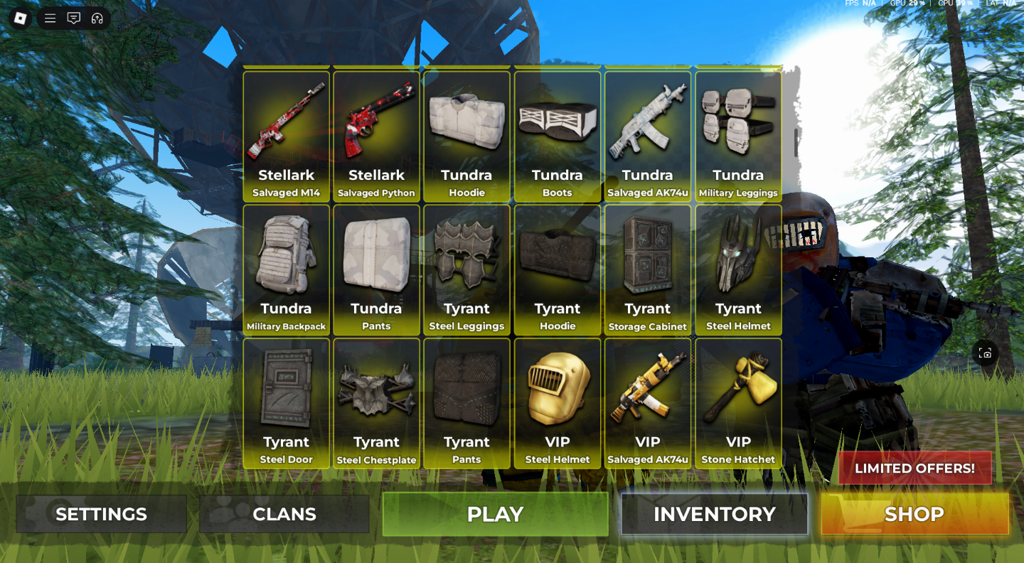 CONTA RARA FALLEN SURVIVAL + GAMEPASSES + BUNDLES EXCLUSIVAS!