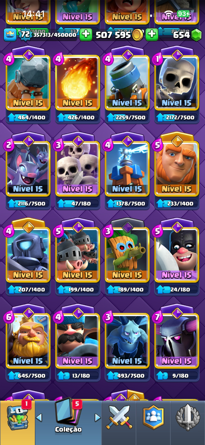 CONTA CLASH ROYALE NÍVEL 72 - PROMOÇÃO!