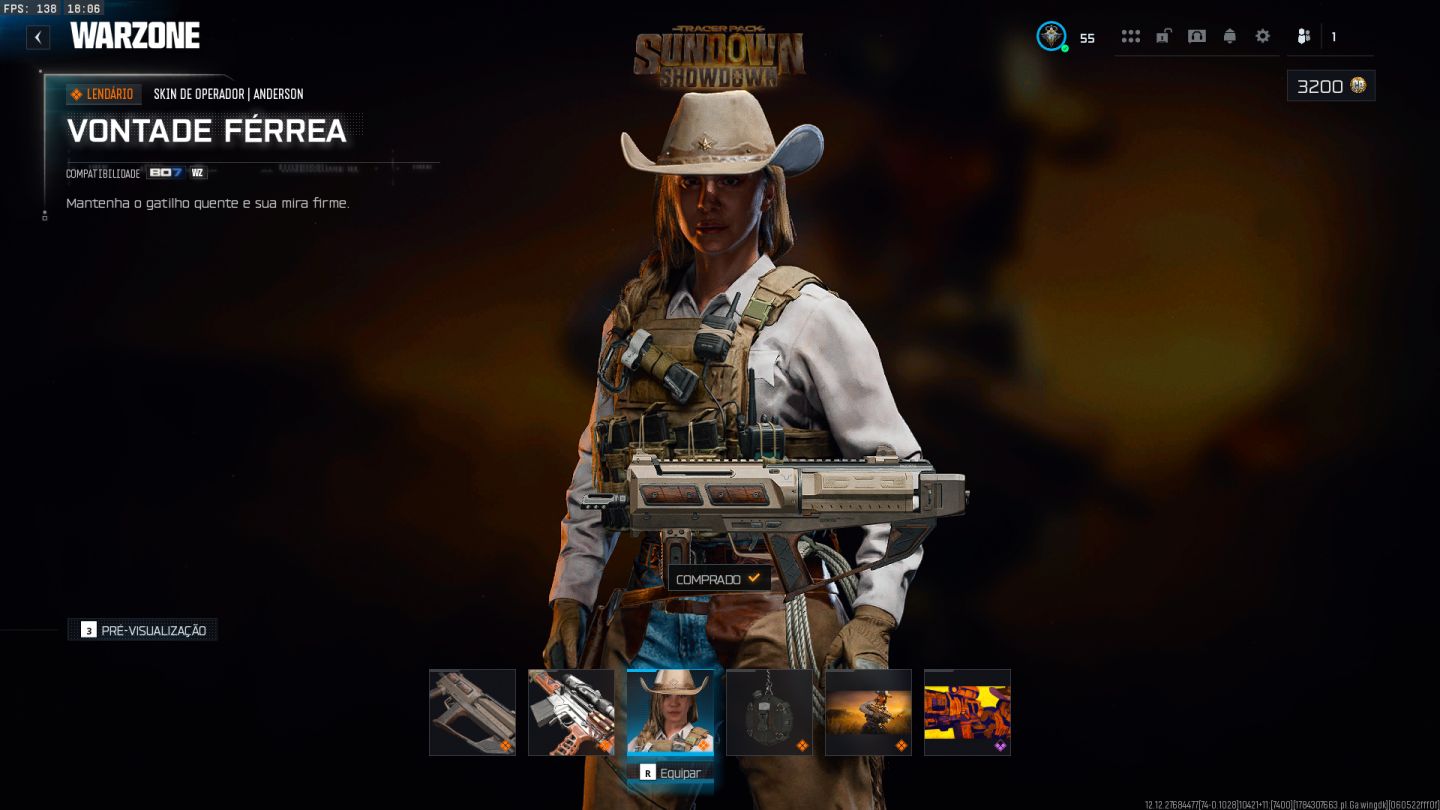 CONTA WARZONE INFESTAÇÃO E GÊNESIS