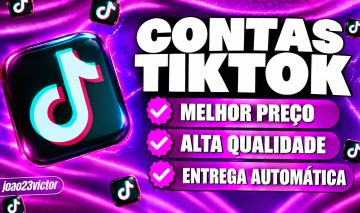 CONTAS TIKTOK NOVAS & ANTIGAS | IPs: BR, MIX, EUA, CA E UK | ENTREGA AUTOMÁTICA