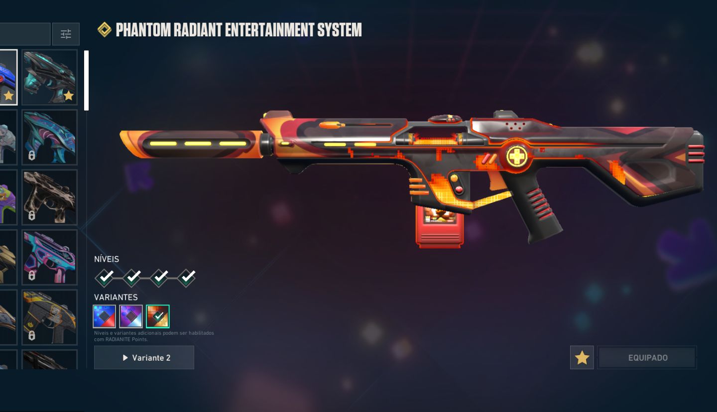 Conta valorant com skins, diamante 1