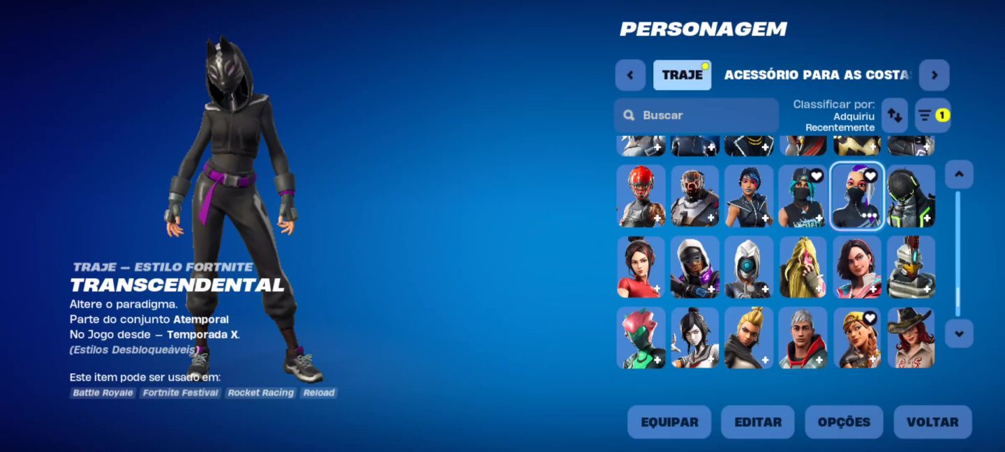 DONO ÚNICO Conta Fortnite OG 298 Skins+STWFundador+Todos Passes(olhar descrição)
