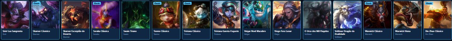 LEAGUE OF LEGENDS 80 SKINS NIVEL 282 UNRANKED
