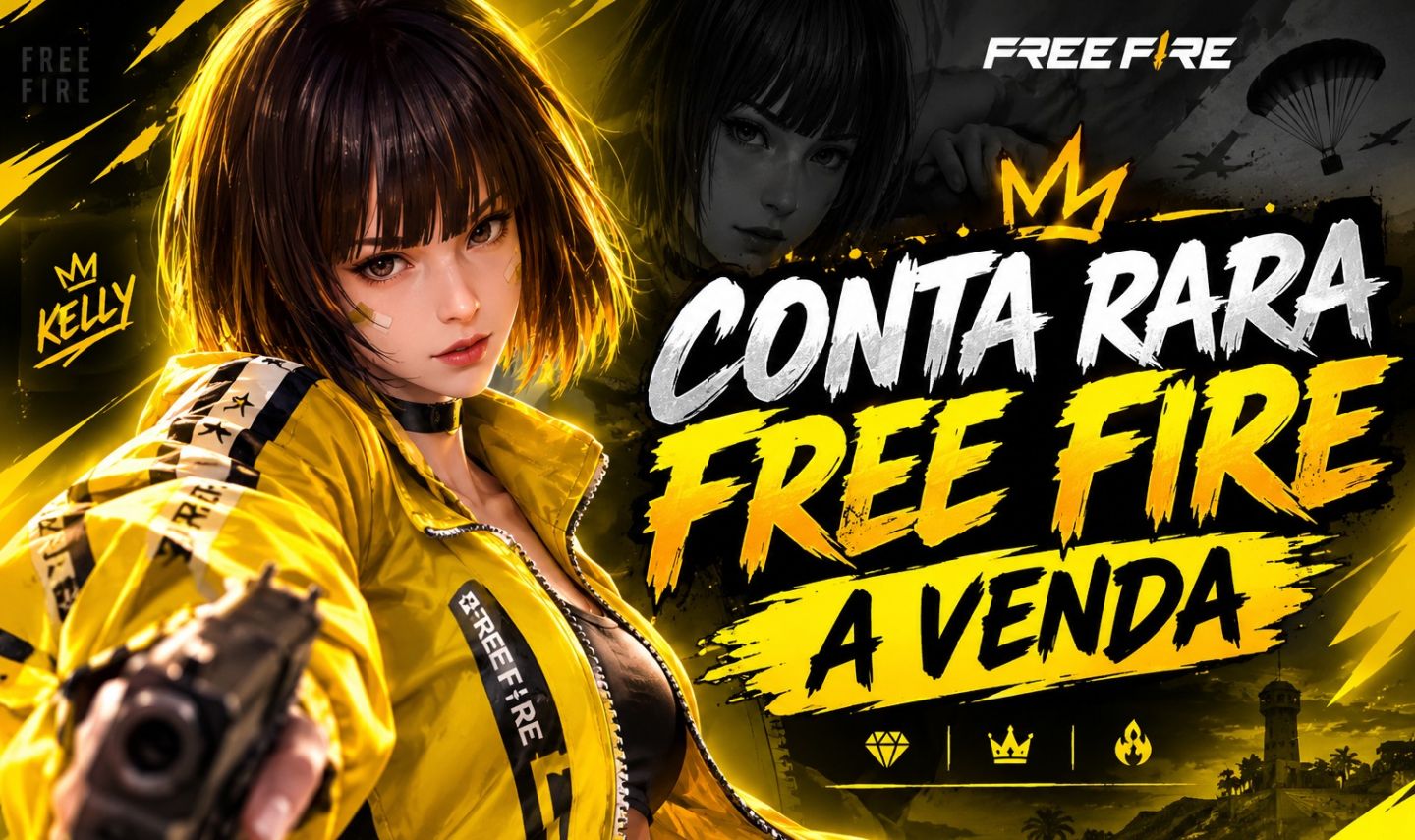 CONTA RARA FREE FIRE (LEIA DESCRIÇÃO)