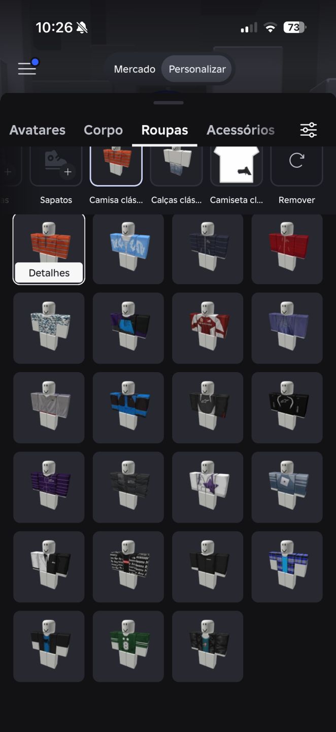 Conta de Roblox