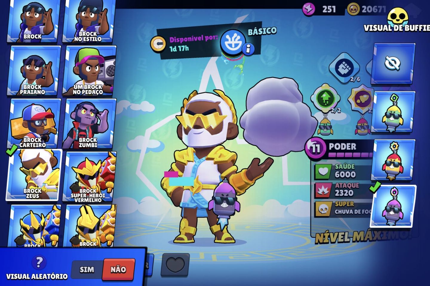 Conta Brawl Stars extremamente upada e antiga ( valor negociável)