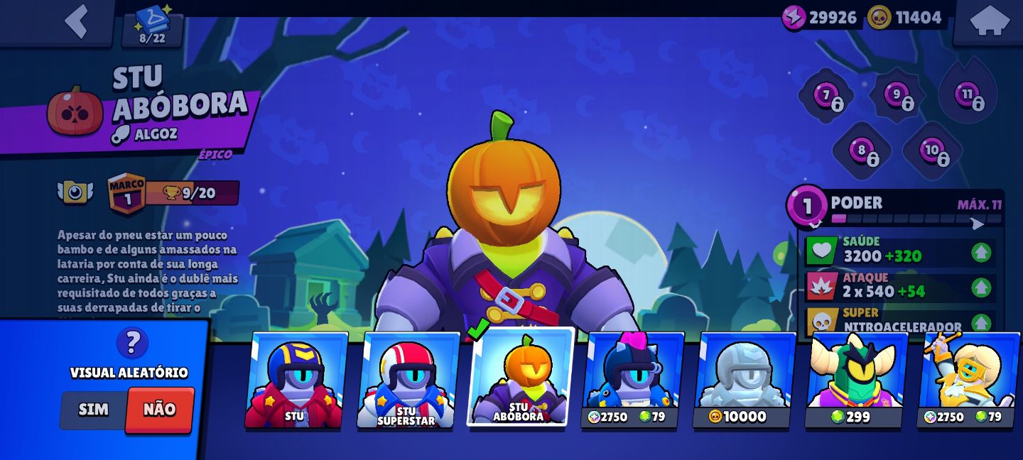 CONTA DE BRAWL STARS 12K DE TROFÉUS