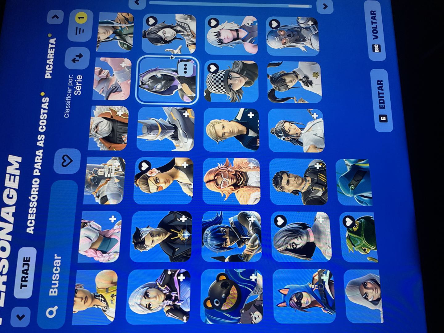 Conta de Fortnite com mais de 300 Skins!