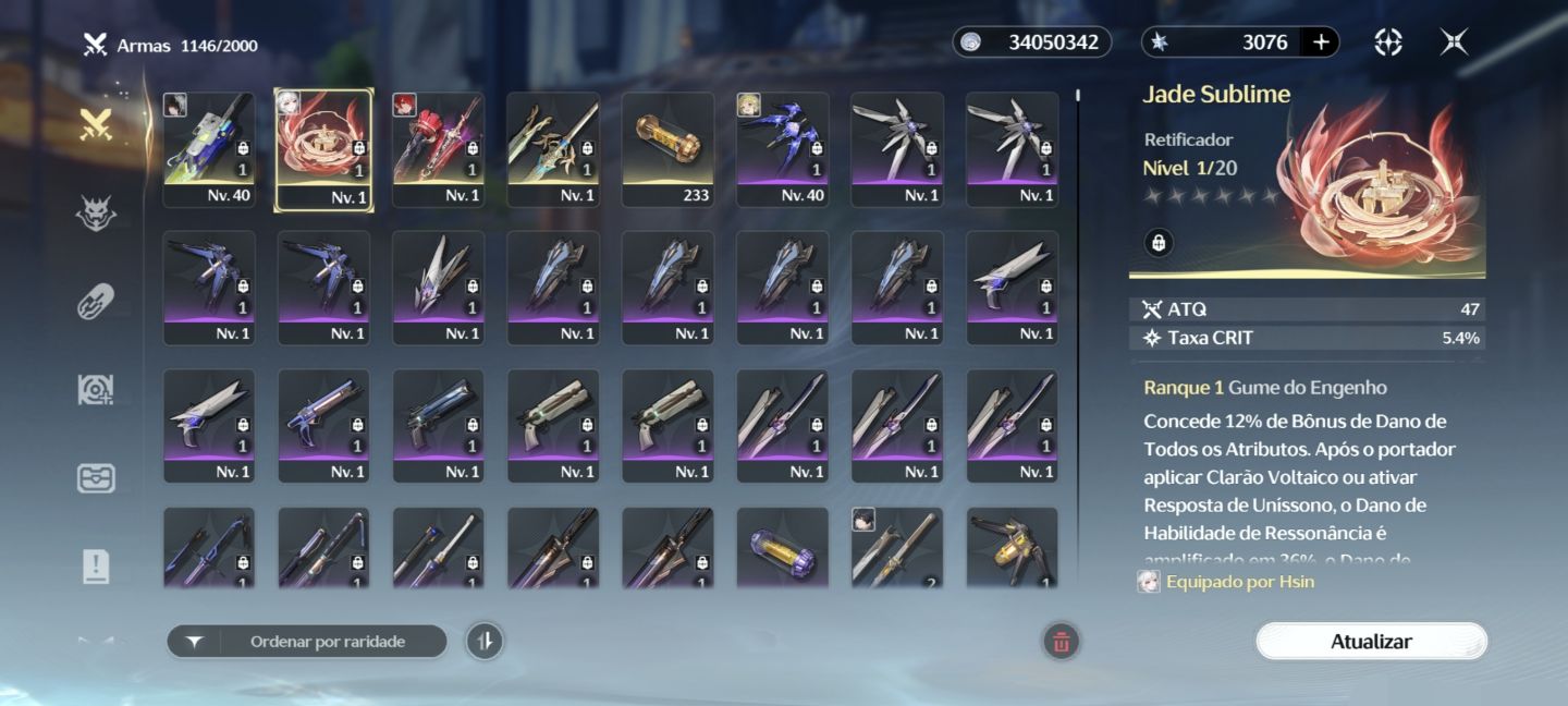 Rank 51 Hsin S3 + Bis, Suoming + Bis, Chisa, Verina S1 + 3k Astrites + 92 Corais