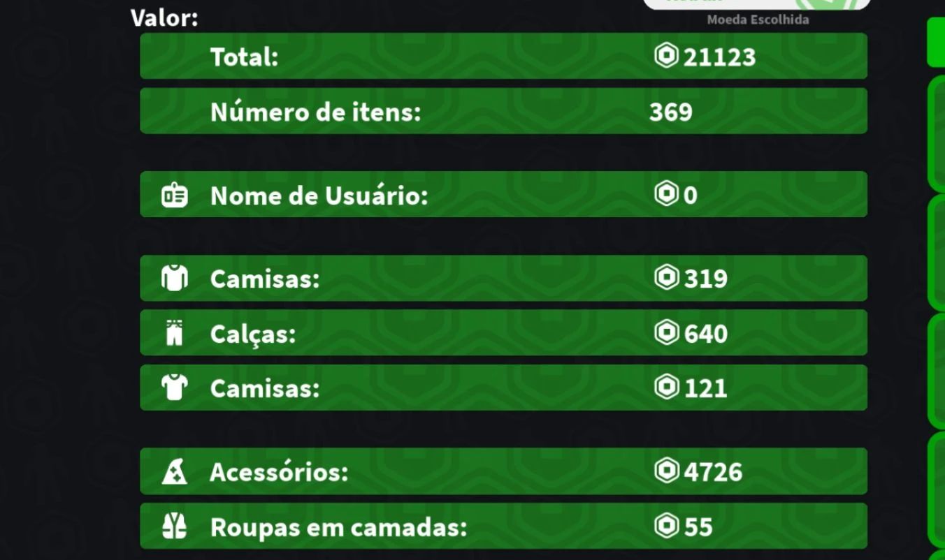 CONTA ROBLOX MM2 E ETC