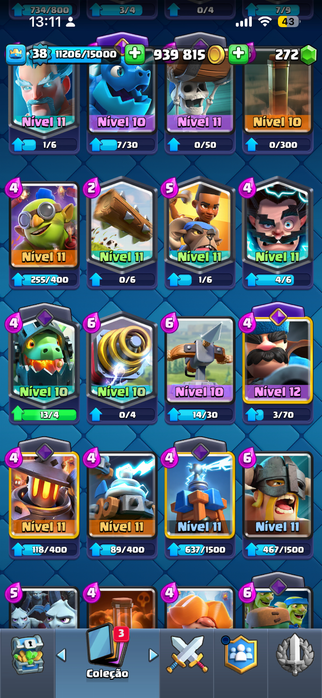 Conta de Clash royale para rapidinho!!