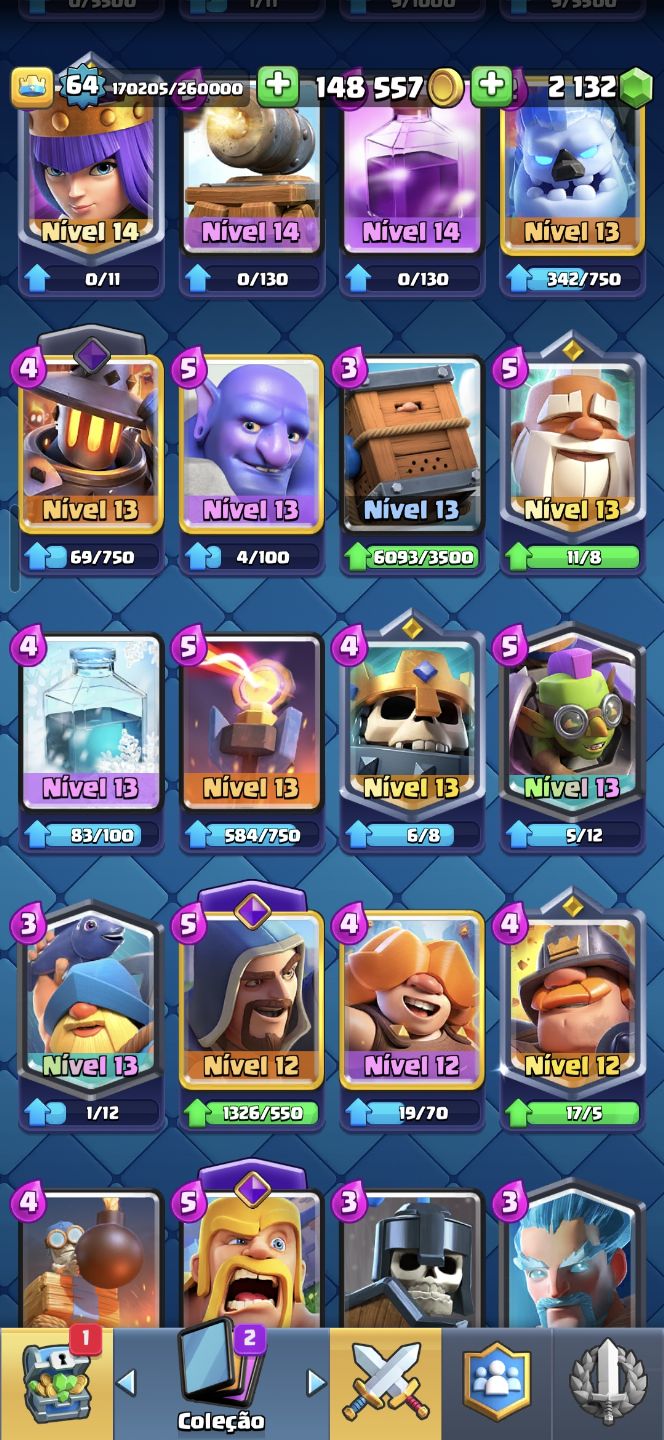 CLASH ROYALE CONTA MUITO RARA!!