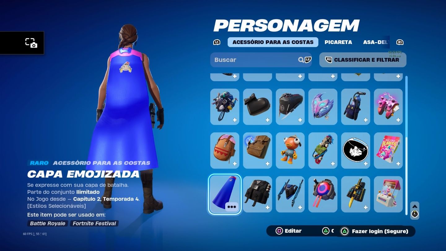 Conta Psn, com conta de Fortnite + skins e GTA San Andreas,detalhes na descrição