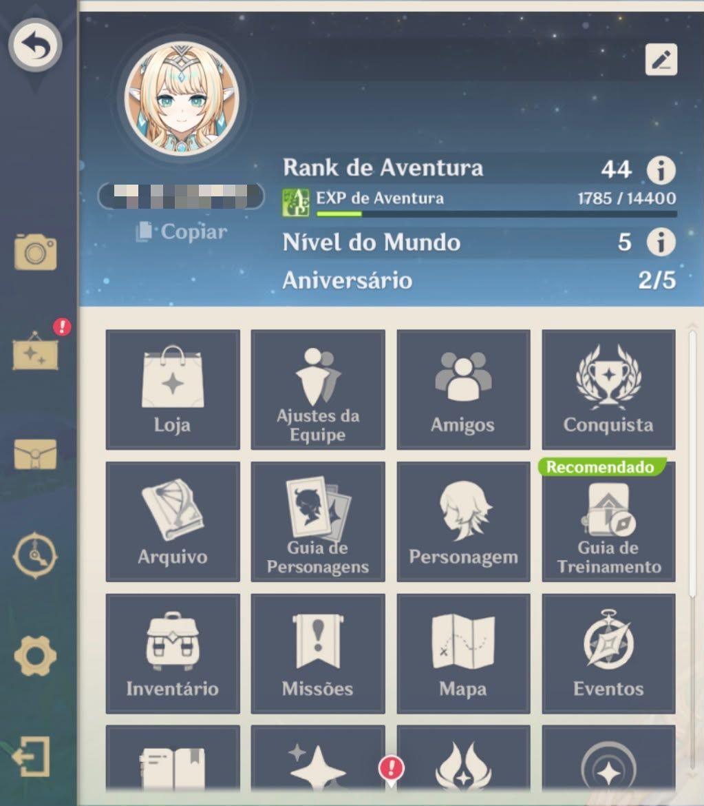 Conta com vesna + 2 armas t5