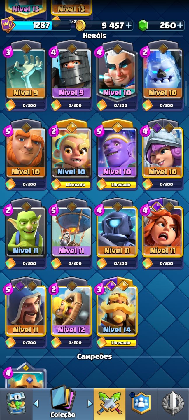 Conta extremamente gemada no Clash Royale! Apelona, prontinha para upar!