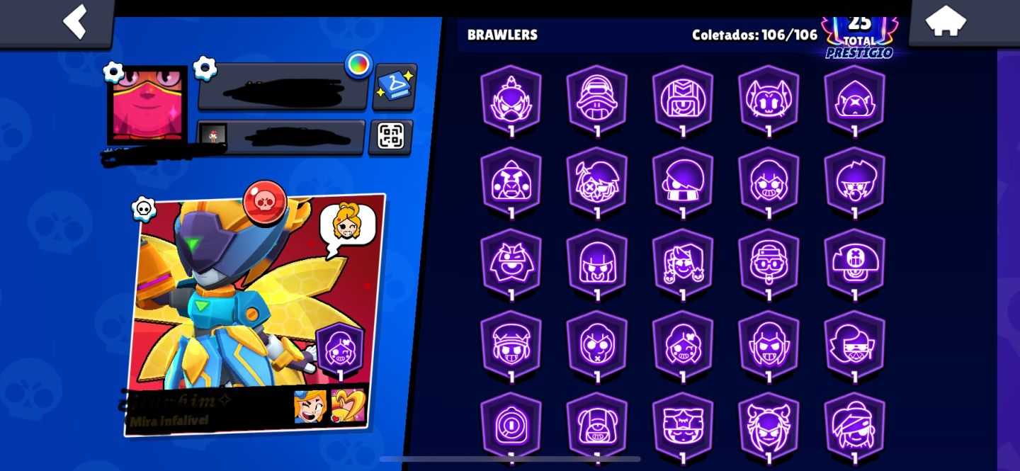 CONTA TOP DE BRAWL STARS