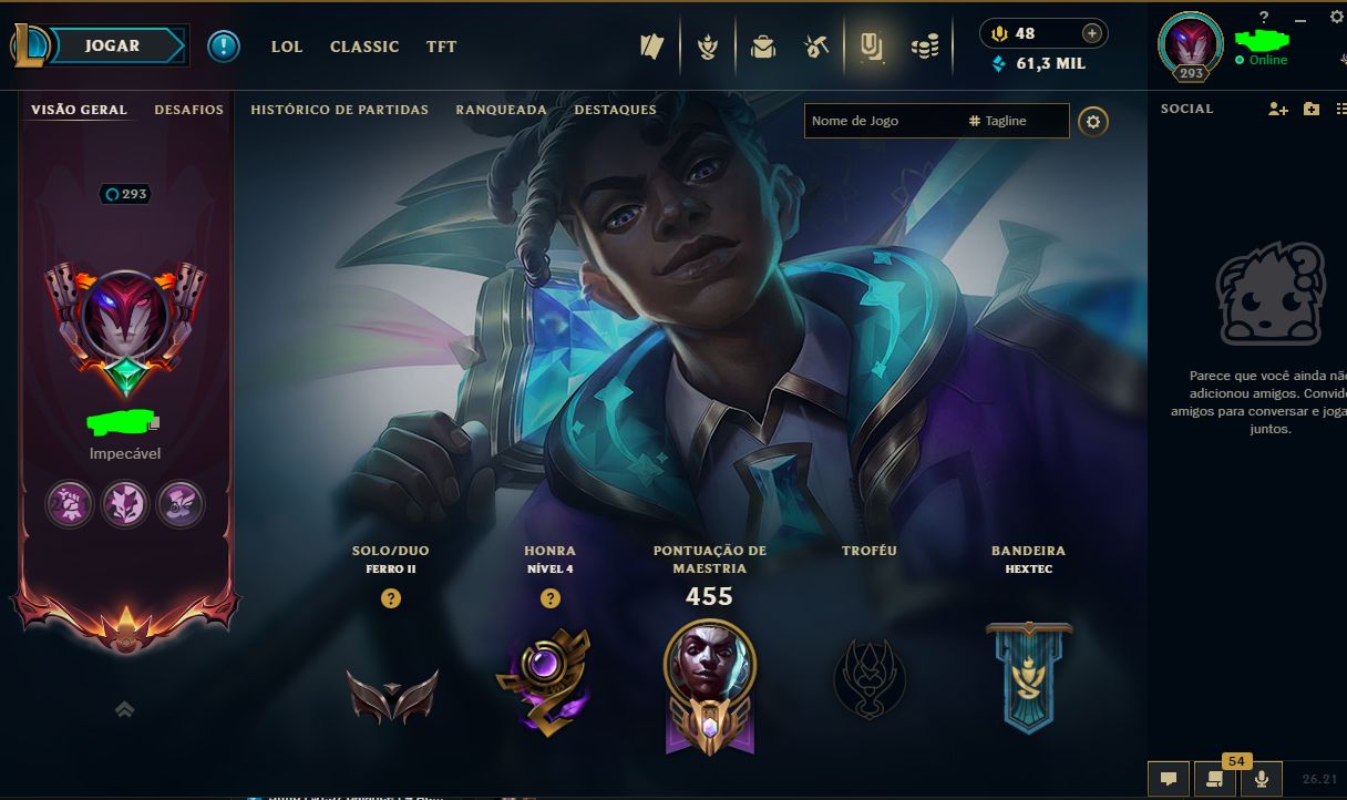 LEVEL 293 | 202 SKINS FULL CHAMP | FERRO 2 | FULL ACESSO