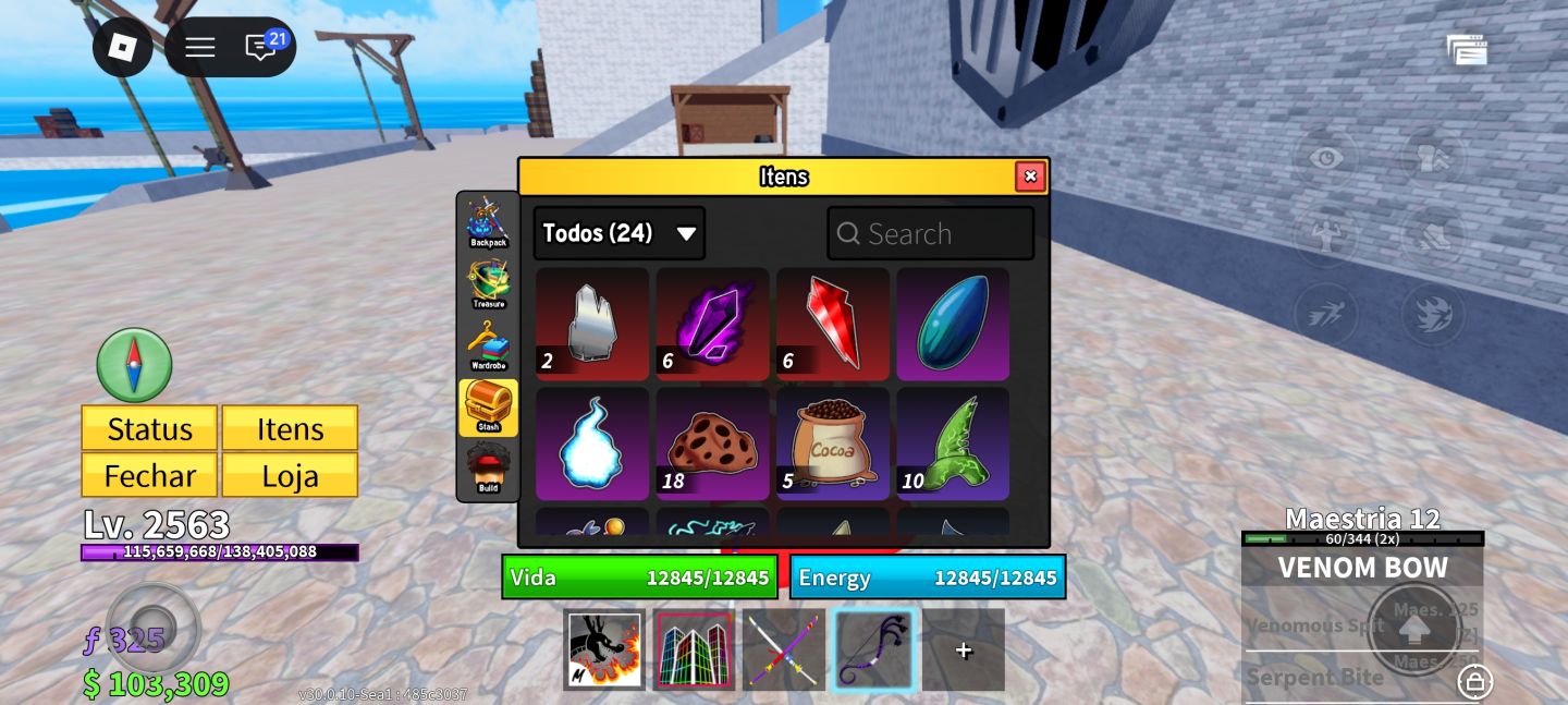 BLOX FRUITS LVL 2550+ | DARK BLADE + 3 PERMANENTES + 3 GAMEPASSES + CYBORG V3 |