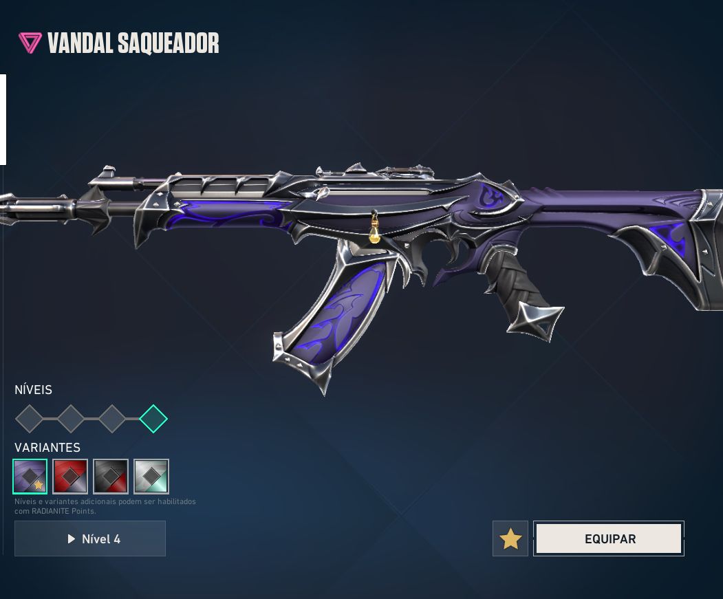 Valorant | Diamante 1 | Nível 267 | Champions 2025 (Faca + Vandal) | Set Kuronam