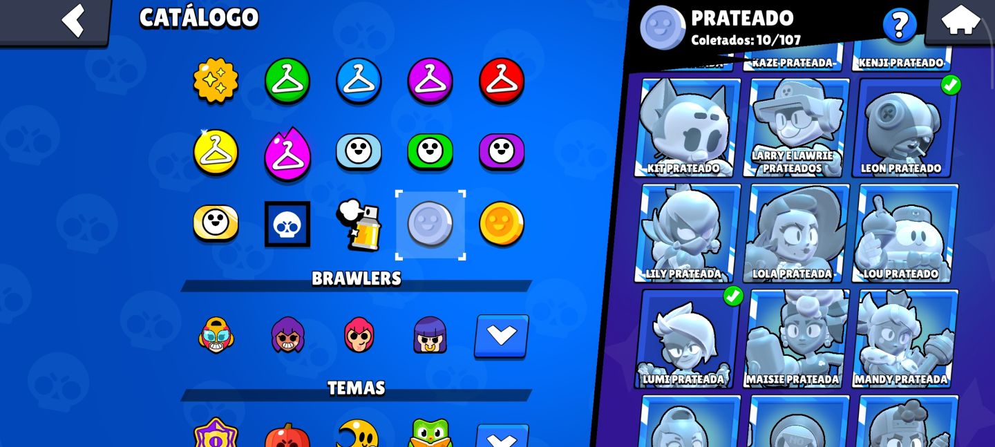 Conta Full, Alien Fama, 10 skin PRATA, 6 dourada e muita skin rara antiga