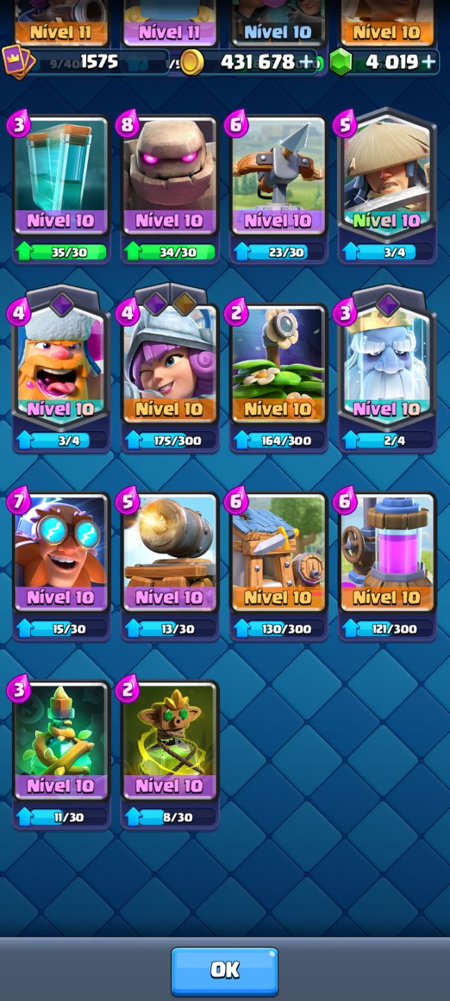 Conta Clash Royale 10k 122/122