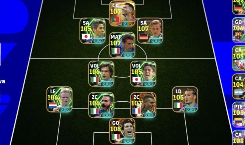 Conta de efootball mais completa e competitiva