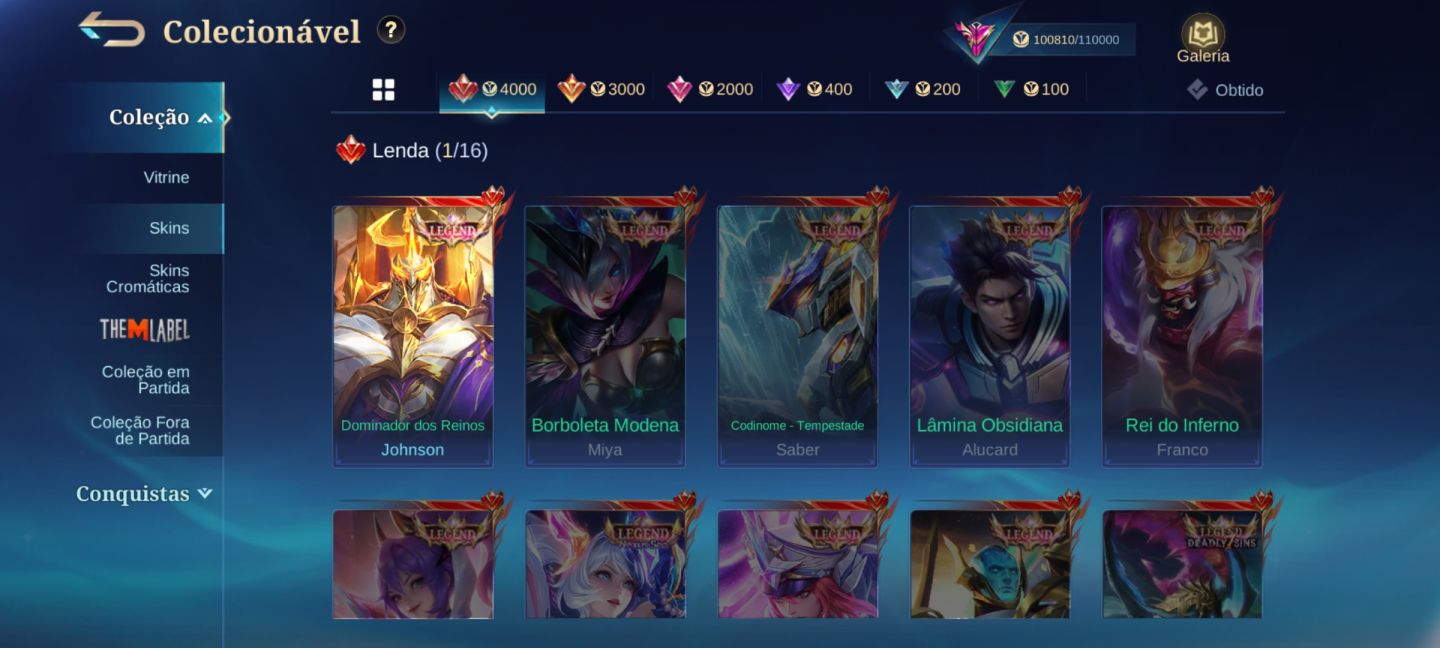Conta colecionador prestigiado IV || Emblemas e hero full