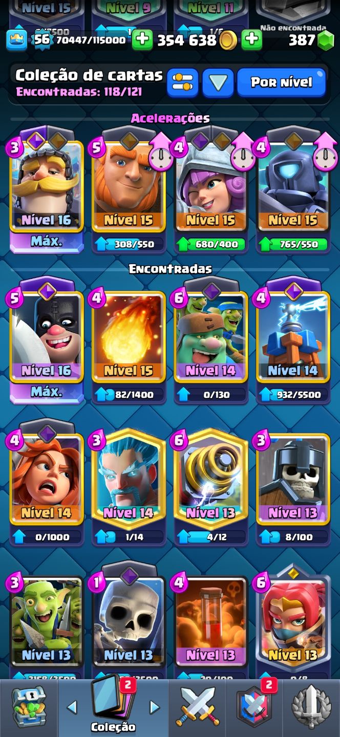 Conta Clash Royale com 9 anos de jogos e 10k troféus