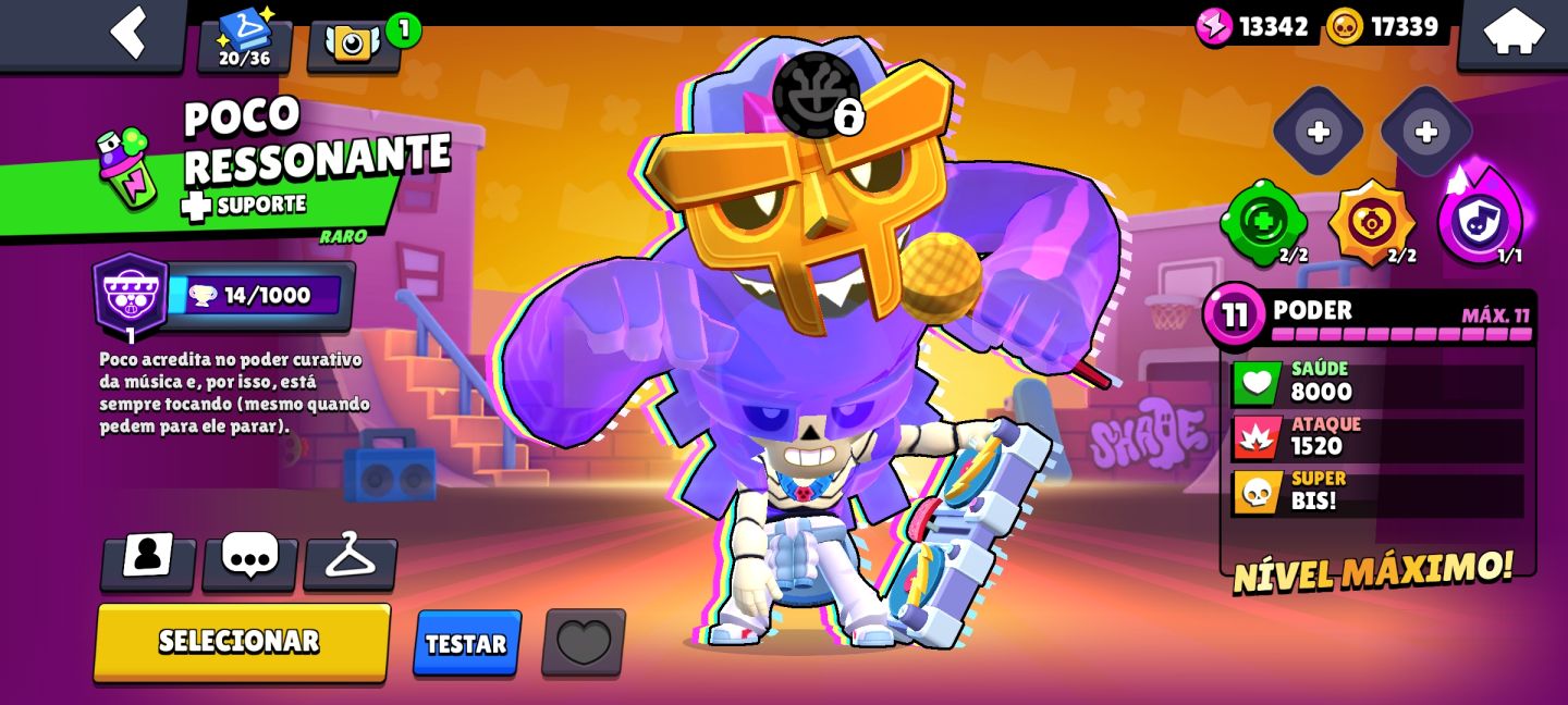 CONTA BRAWL STARS 31K DE TROFÉUS LOTADA DE SKIN