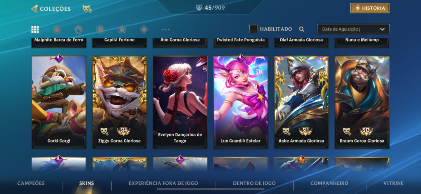 Conta LOL Wild Rift