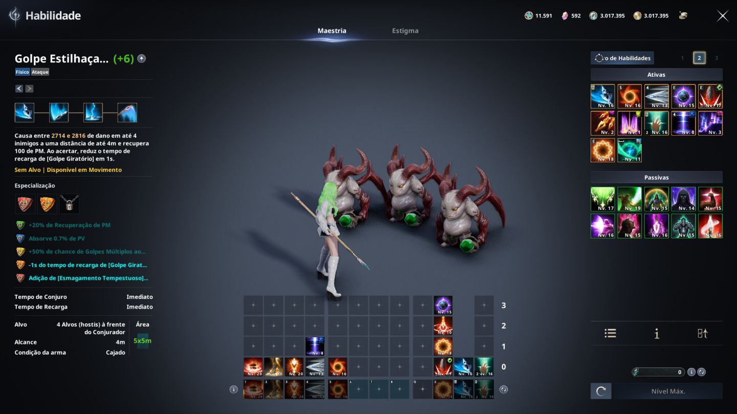 AION 2 | Conta Chanter, CP 135,8k ,GS 2600, Elyos - Serve Ariel - 2 alts