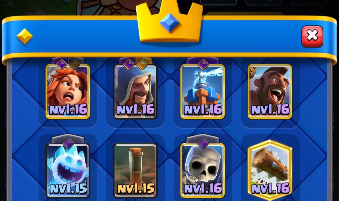 Conta Clash Royale 8 Anos