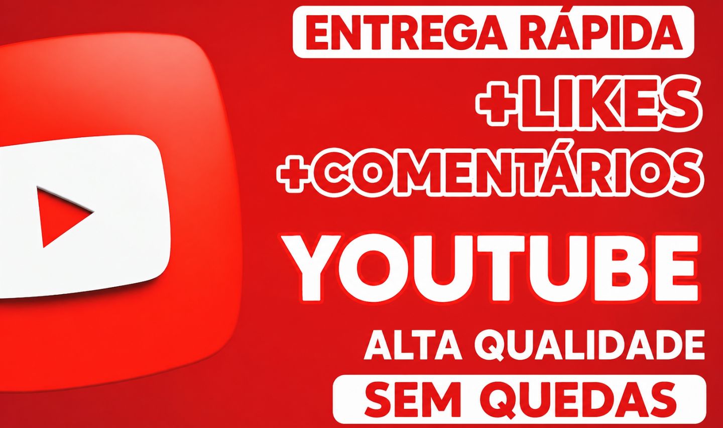 YOUTUBE - CURTIDAS E VISUALIZAÇÕES