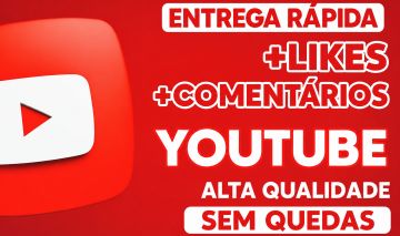 YOUTUBE - CURTIDAS E VISUALIZAÇÕES