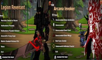 Conta Adventure Quest World (AQW) level 100