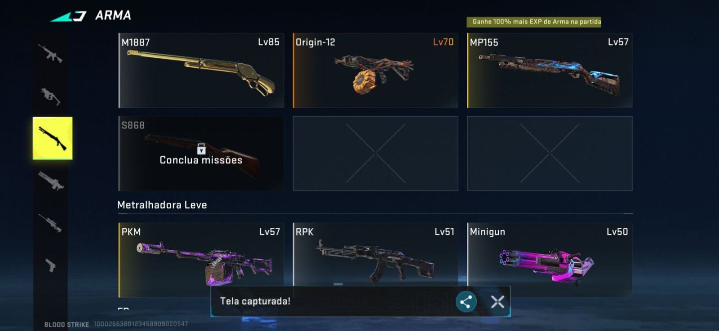 Conta de Bloodstrike. lv50 com skins eternas e ultras