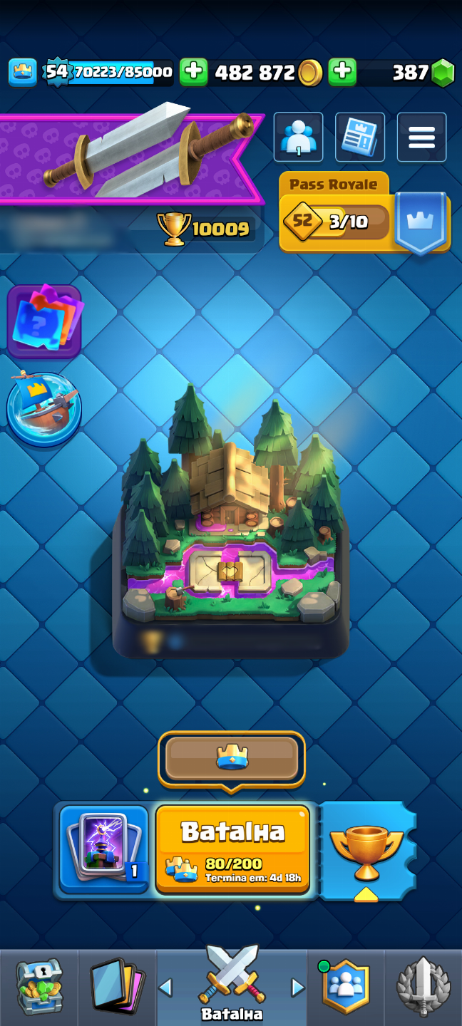 MELHOR CONTA CLASH ROYALE 10K TROFÉUS, COM CARTAS NÍVEL 16 E VALOR NEGOCIÁVEL!!!