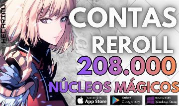 Solo Leveling: Arise - Contas Rerroll com 208Mil Núcleos Mágicos