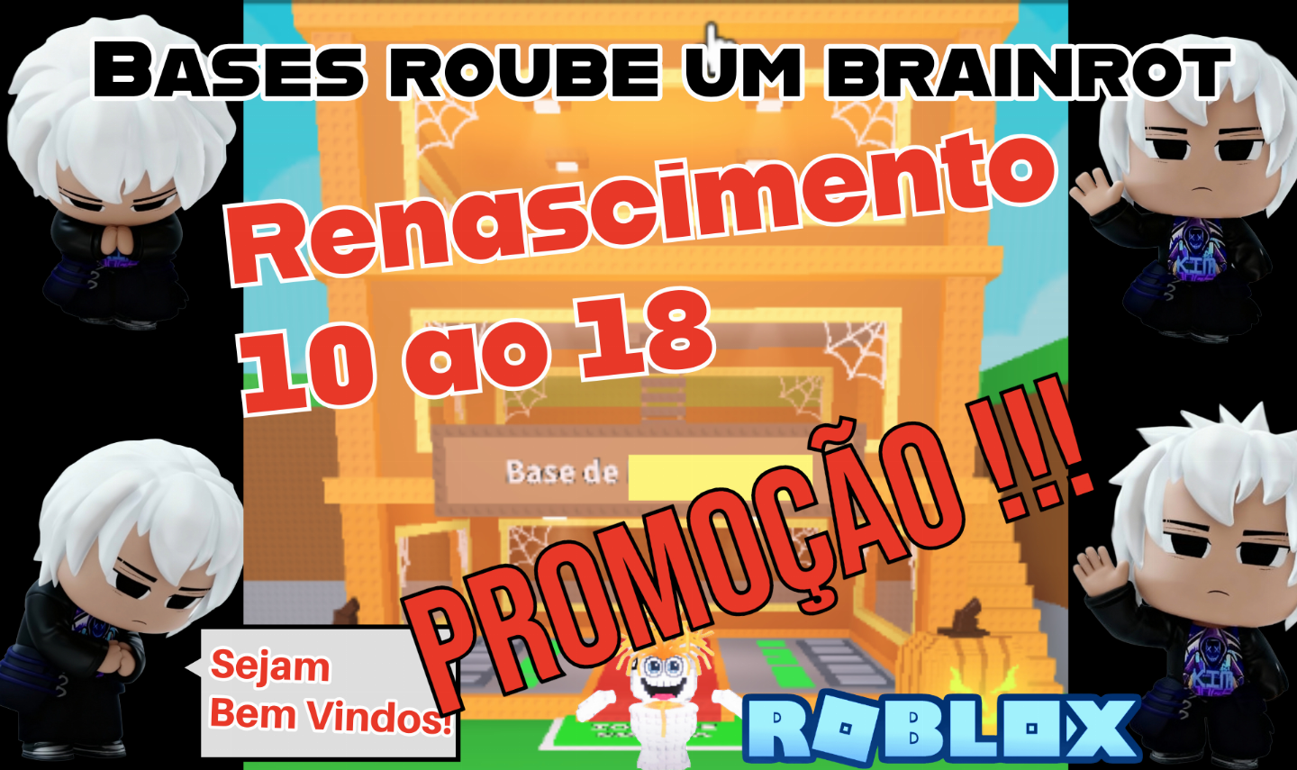 Contas Roube um Brainrot Renascimento ( 10-18 Rebirth) Roblox(Promoção)!!!