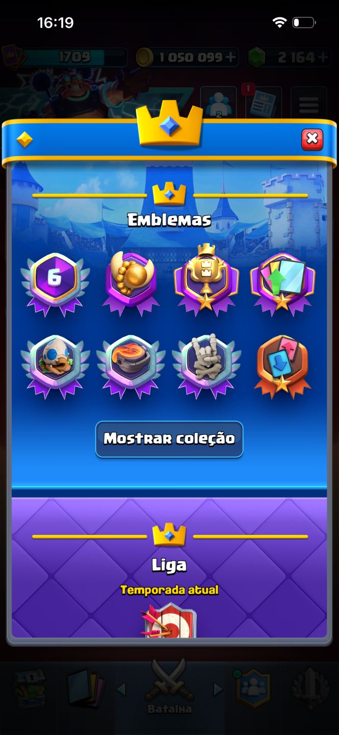 Conta Clash Royale Profissional muito Rara