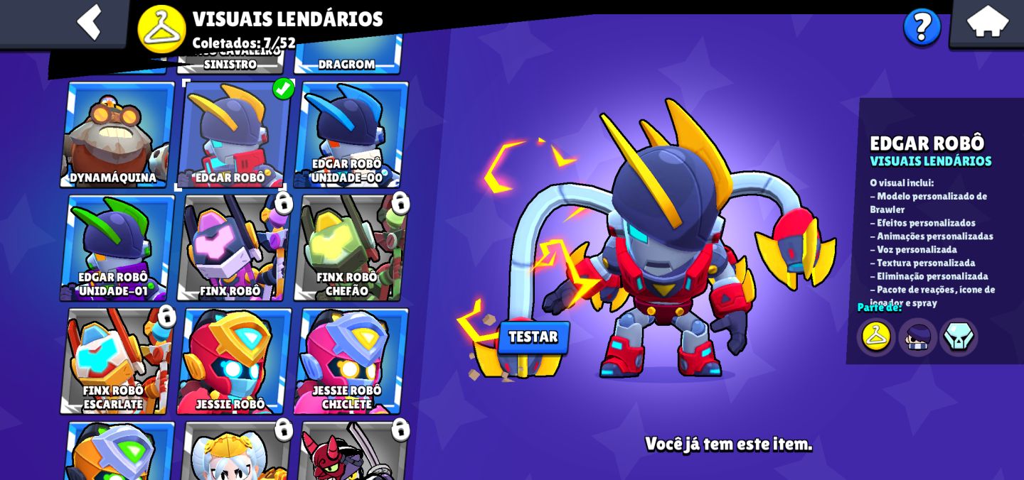Conta brawl stars Linda pra começo e com 1 brawl pass