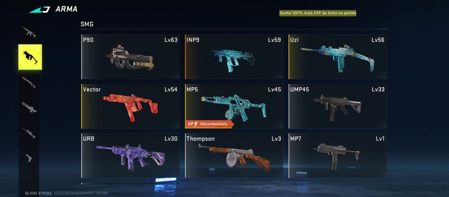 Conta de blood strike pra quem quer começar Tam skins de faca etc nível 44