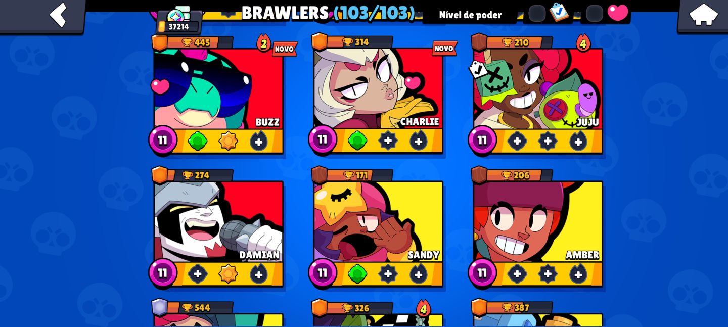 CONTA BRAWL STARS COM SHELLY ESTELAR