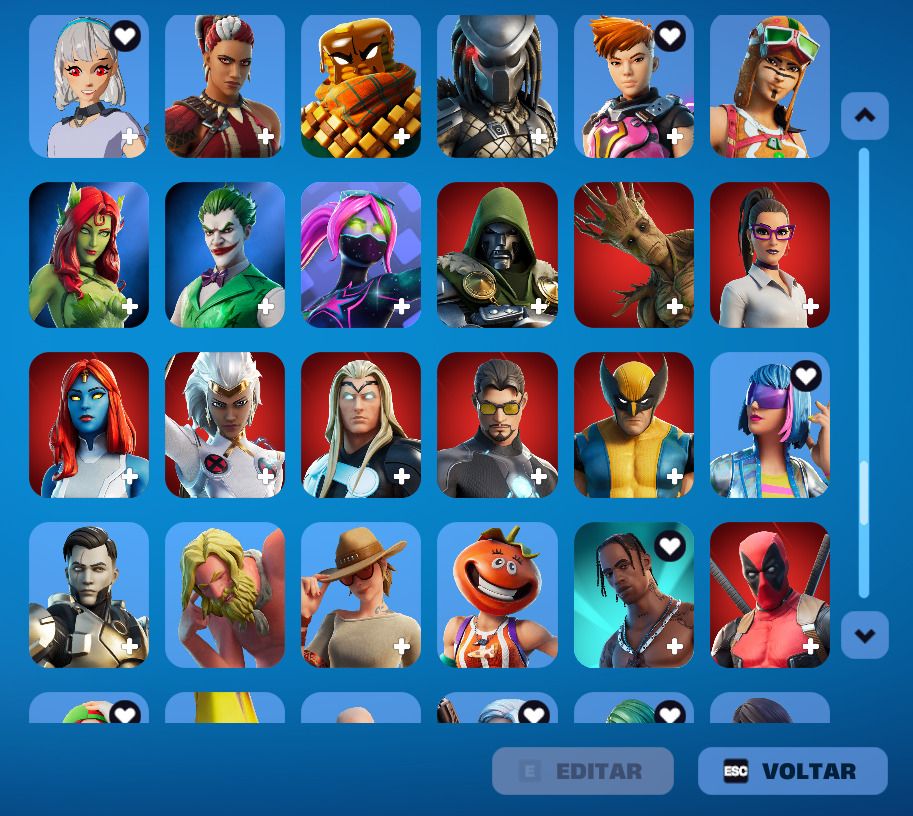 Conta epic focada no fortnite