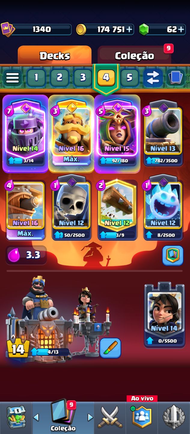 CONTA DE CLASH ROYALE MUITO UPADA, ARENA 26, 10600 TROFÉUS